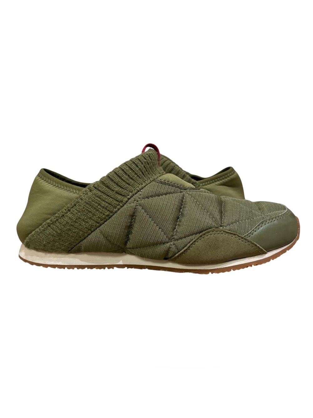 Teva Reember Moc Olive Green Quilted Shoes Size 8 - Picture 7 of 10